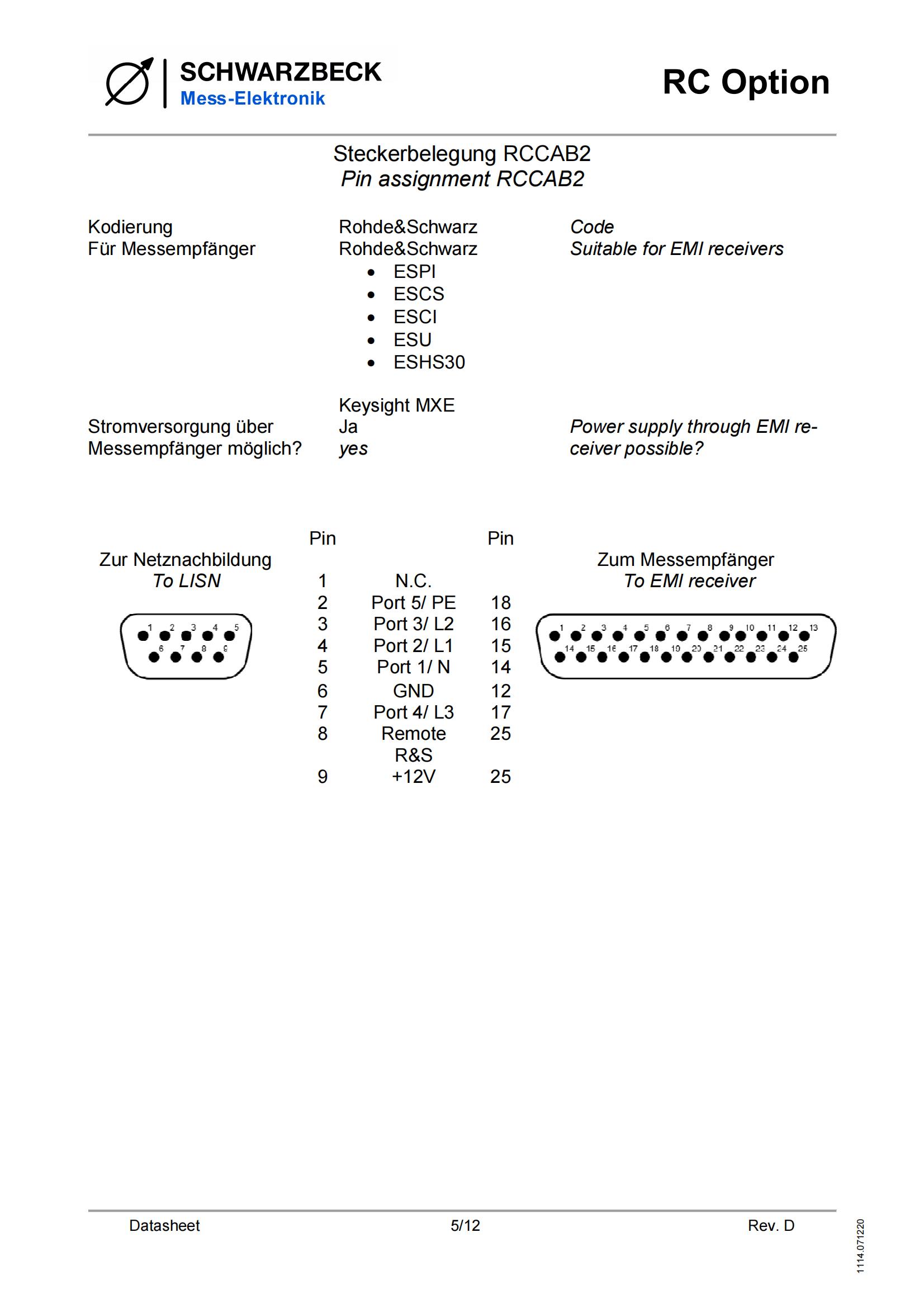 NNLK 8129-2 HV - Line Impedance Stabilisation Network - 我的网站
